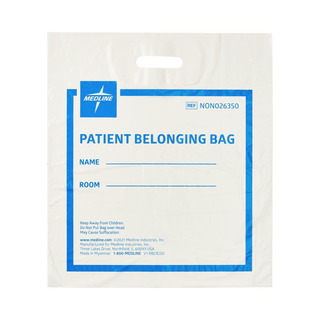 BAG PATIENT BELONG PATCH 16X18 WHITE | Quantity - 1x 250 Each / Case