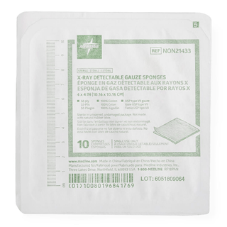 GAUZE SPONGE 4 X4  32PLY XRAY STRL LF