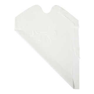 BIB PLASTIC WHITE 15X20 | Quantity - 1x 500 Each / Case