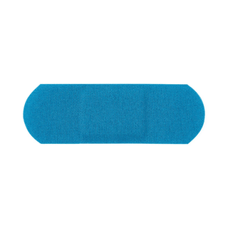 BANDAGE ADH FABRIC 1 X3 BLUE METAL DET | Quantity - 1x 1200 Each / Case