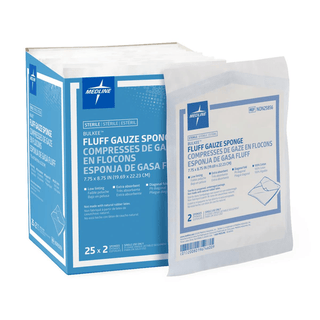 GAUZE SPONGE FLUFF 7.75 X8.75  STRL 2'S | Quantity - 1x 400 Each / Case