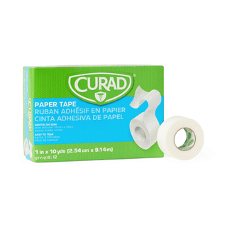 TAPE PAPER HYPO CURAD 1 X10YD LF 12/BX