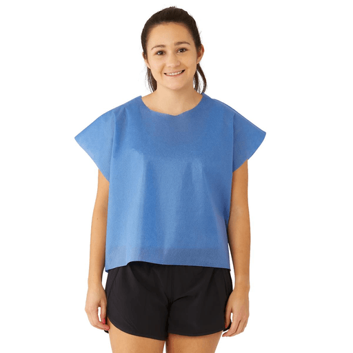 CAPE  PATIENT  MULTI LYR  DARK BLUE OSFM | Quantity - 1x 100 Each / Case