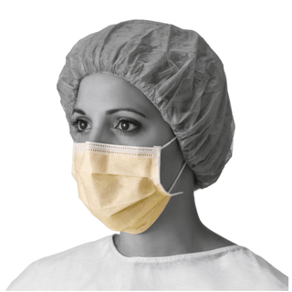 MASK FACE YELLOW EARLOOP | Quantity - 1x 50 Each / Box