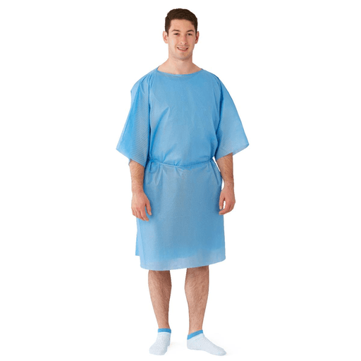 GOWN PATIENT MULT-LYR SHORT SLV REG | Quantity - 1x 50 Each / Case