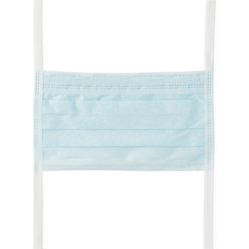 MASK  TIE  BLUE  FOAM  LVL 1 | Quantity - 1x 50 Each / Box