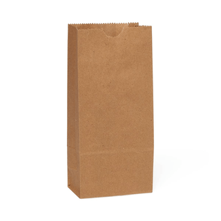 BAG PAPER 4X2.5X8 BROWN