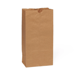 BAG PAPER 6X4X12.5 BROWN