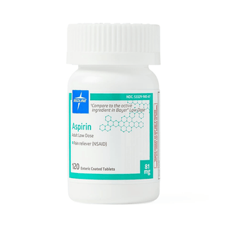 ASPIRIN 81MG EC TAB 120/BT