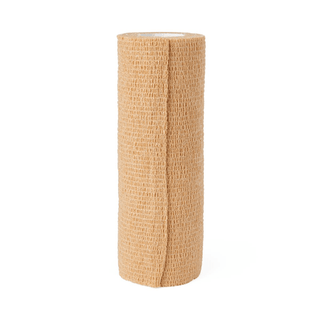 BANDAGE COHESIVE TAN 6X5YD LF NS | Quantity - 1x 12 Each / Case