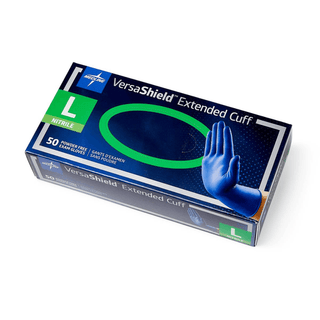 GLOVE EXM NITRILE EXTD CUFF LF L | Quantity - 1x 500 Each / Case