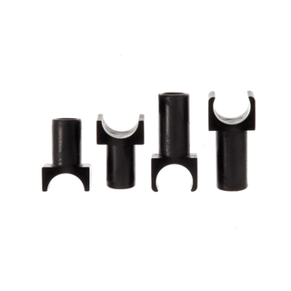 SEAT GUIDES BLACK PLASTIC PERMANENT F/WC