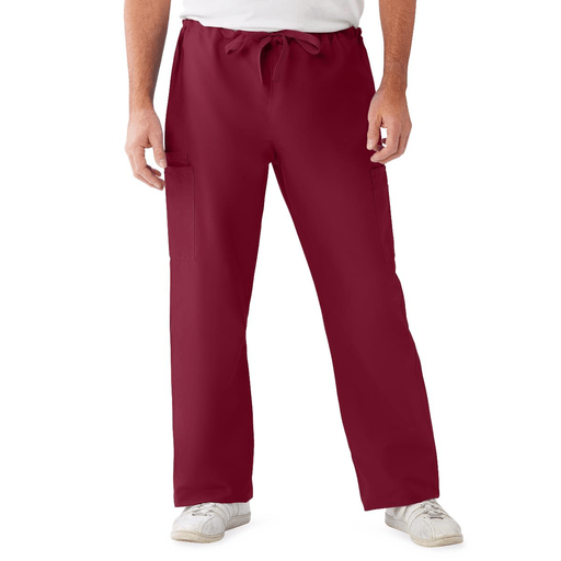 PANT SCRUB CARGO NON-REV WINE 3XL