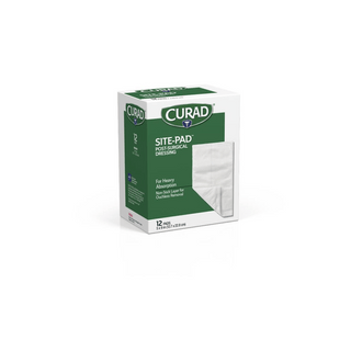 PAD ABDOMINAL SITEPAD CURAD 5 X9  STRL | Quantity - 1x 12 Box / Case