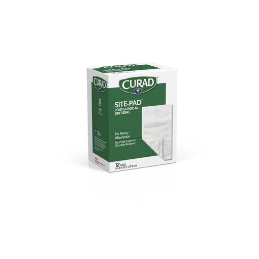 PAD ABDOMINAL SITEPAD CURAD 5 X9  STRL | Quantity - 1x 12 Box / Case