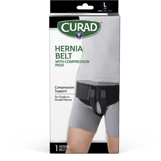 BELT HERNIA BLACK  ELASTIC RETAIL L 4/CS | Quantity - 1x 4 Each / Case