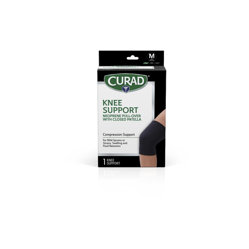 SUPPORT KNEE CLSD PATELLA RETAIL M 4/CS