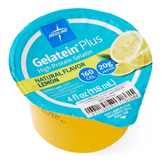 GELATEIN PLUS ACTIVE  LEMON  4 OZ CUP