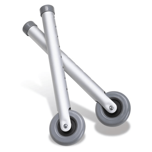 SET  FOOTPIECE  WITH 3  WHLS F/ WALKERS