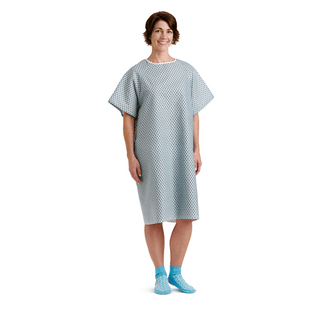 GOWN PATIENT STRT BACK TIES STAR PRINT | Quantity - 1x 12 Each / Dozen