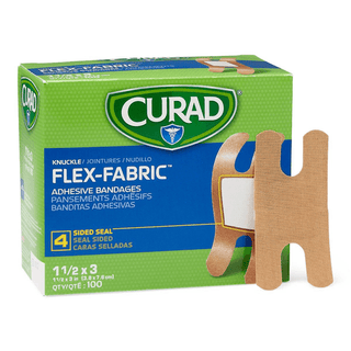 BANDAGE ADHESIVE FABRIC KNUCKLE STRL LF | Quantity - 1x 100 Each / Box