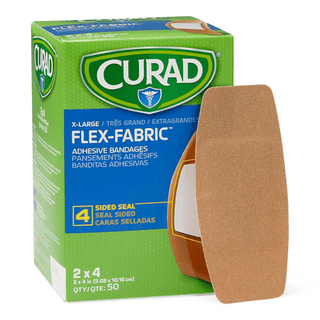 BANDAGE ADHESVE FABRIC 2 X4  ST LF 1EA | Quantity - 1x 1 Each / Each