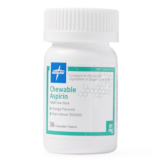 ASPIRIN 81MG CHEW ORANGE TAB 36/BT