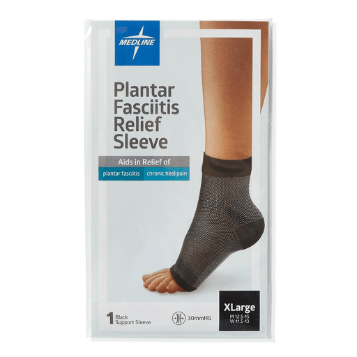 PLANTAR FASCIITIS SLEEVE  BLK  EA  XL