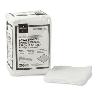 GAUZE SPONGE 4 X4  8PLY NS LF 4000/CS | Quantity - 1x 4000 Each / Case