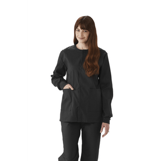 JACKET SCRUB BLACK CE USEX KNT CUF 2XL | Quantity - 1x 1 Each / Each
