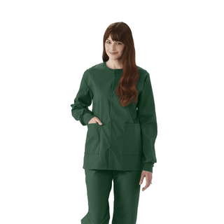 JACKET SCRUB EVGRN CE USEX KNIT CUF XS | Quantity - 1x 1 Each / Each