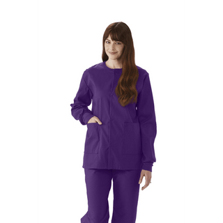 JACKET SCRUB PRPLE CE USEX KNT CUF 3XL | Quantity - 1x 1 Each / Each