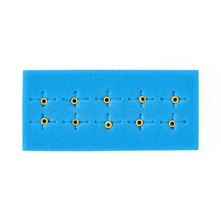 BOOT SUTURE STANDARD YELLOW-IN-BLUE | Quantity - 1x 50 Each / Case