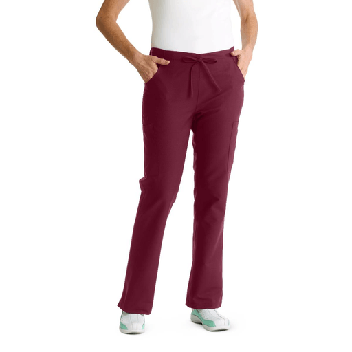 PANT SCRUB CARGO MODERN-FIT WINE XL