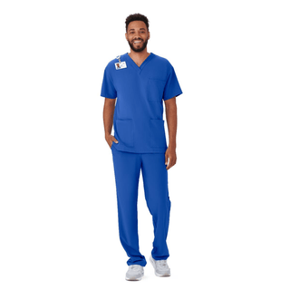 TOP SCRUB HENDERSON UNISEX 3PCKT RYL 4XL | Quantity - 1x 1 Each / Each