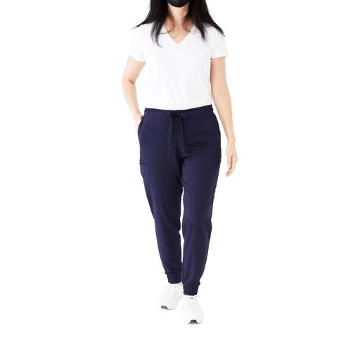 PANT SCRUB AVE WOMEN JOGGER 7PKT NVY MT | Quantity - 1x 1 Each / Each