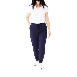PANT SCRUB AVE WOMEN JOGGER 7PKT NVY M | Quantity - 1x 1 Each / Each