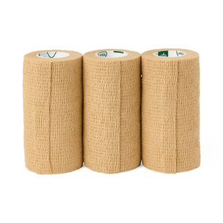 BANDAGE COHESIVE TAN 4X5YD NS
