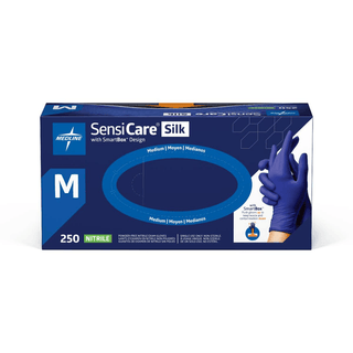 GLOVE EXAM PF NITRILE SILK SMRTBX  M