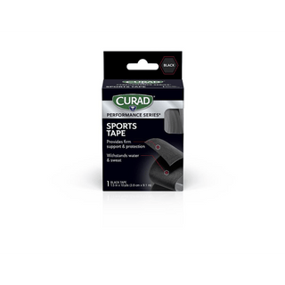 TAPE SPORT BLACK 1.5X10YD 1EA