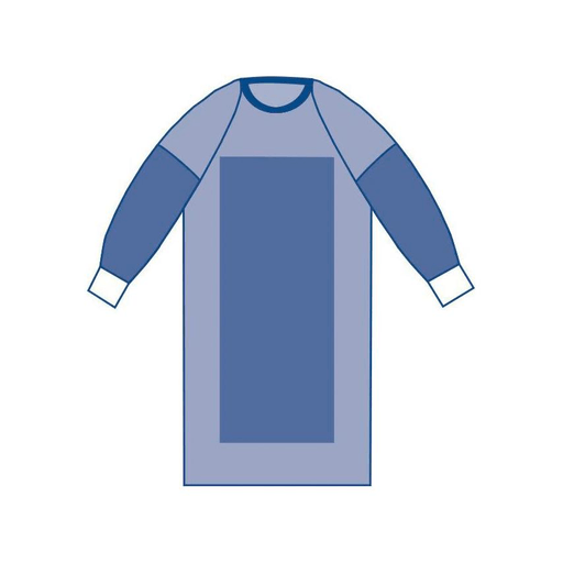 GOWN SIRUS POLYRNF RAGLAN XL ST 1EA | Quantity - 1x 1 Each / Each
