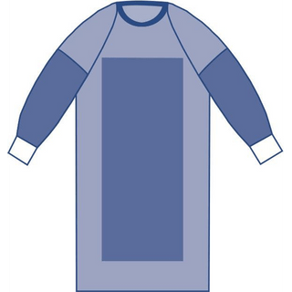 GOWN SIRUS POLYRNF RAGLAN 2XL ST 1EA