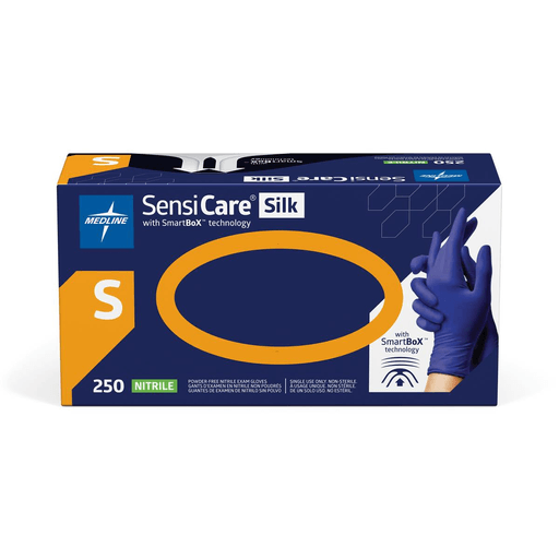 GLOVE EXAM PF NITRILE SILK SMRTBX  S | Quantity - 1x 250 Each / Box