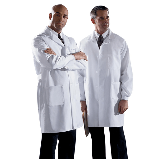 COAT LAB UNISEX STAFF LENGTH WHITE 48 | Quantity - 1x 1 Each / Each