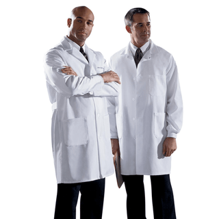 COAT LAB UNISEX STAFF LENGTH WHITE 56 | Quantity - 1x 1 Each / Each