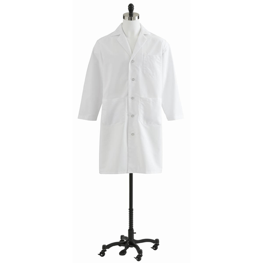 COAT LAB MENS WHITE FULL LENGTH 38 | Quantity - 1x 1 Each / Each