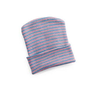 CAP INFANT PINK/BLUE STRIPES 50EA/PK | Quantity - 1x 1 Each / Each