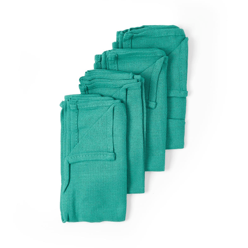 TOWEL OR DSP ST GREEN DLX 4/PK