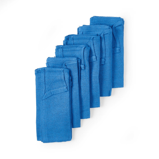 TOWEL OR DSP ST BLUE DLX 6/PK