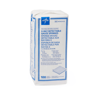 GAUZE SPONGE XRAY 4 X4  16PLY NS LF | Quantity - 1x 2000 Each / Case